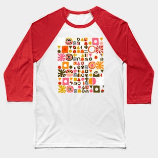 Data Patchwork Quilt Baseball T-Shirt